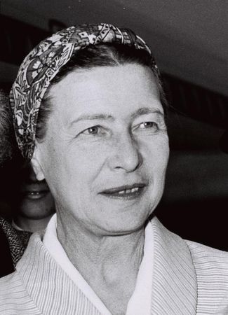 Ritratto di Simone de Beauvoir