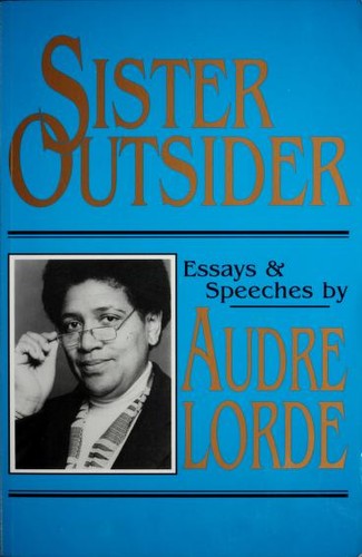Copertina di "Sorella Outsider" di Audre Lorde