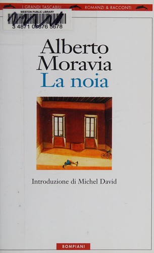 Copertina di "La noia" di Alberto Moravia