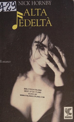 Copertina di "Alta fedeltà" di Nick Hornby