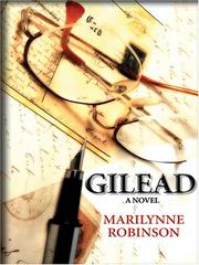 Copertina di "Gilead" di Marilynne Robinson