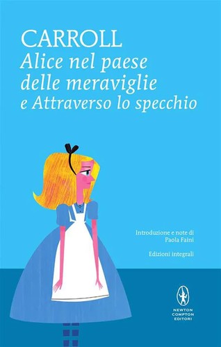 Copertina di "Attraverso lo specchio" di Lewis Carroll