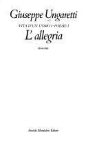 Copertina di "L'allegria" di Giuseppe Ungaretti