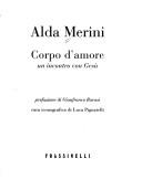 Copertina di "Corpo d'amore" di Alda Merini