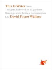 Copertina di "Questa è l'acqua" di David Foster Wallace