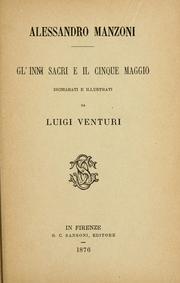 Copertina di "Il cinque maggio" di Alessandro Manzoni