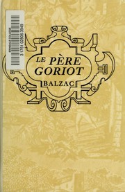 Copertina di "Papà Goriot" di Honoré de Balzac